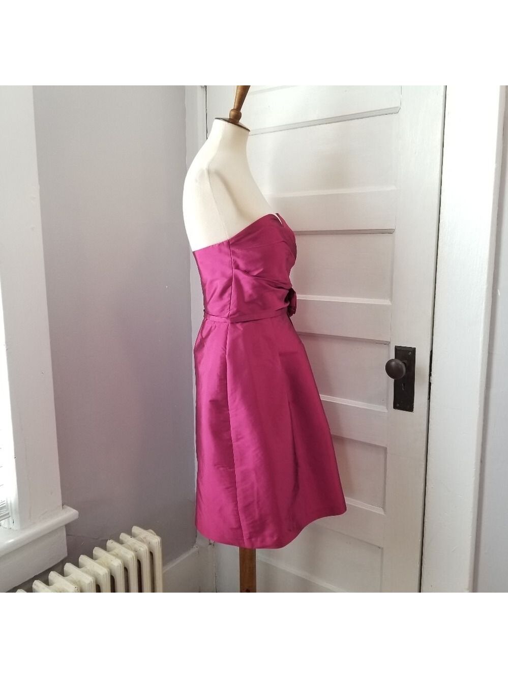 Alfred Sung Fruit Punch Strapless Dress, Size 8 - Picture 3 of 11